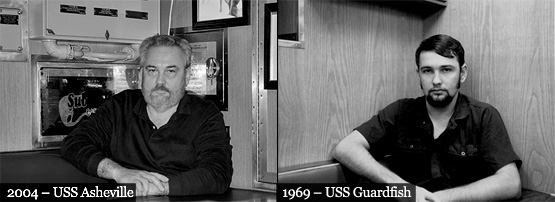 Will on USS Guardfish and USS Asheville